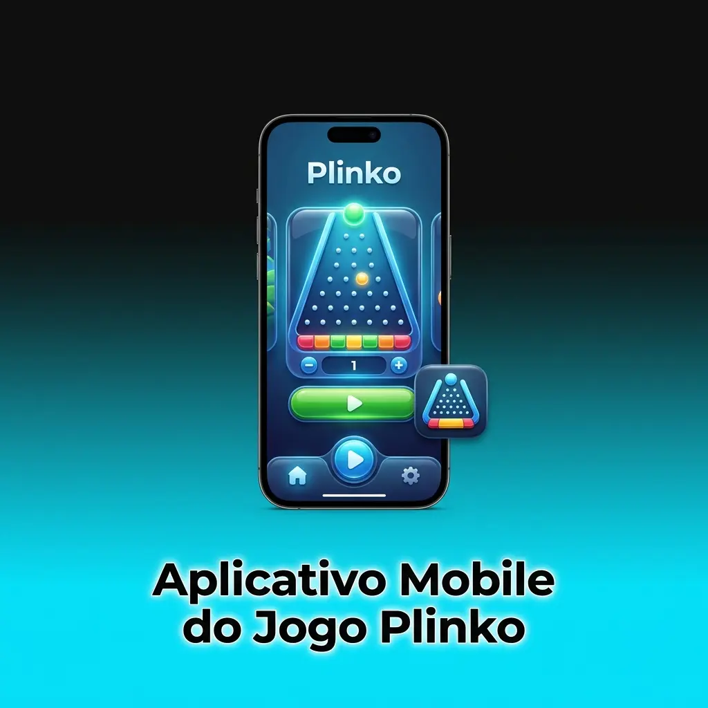 Aplicativo mobile do jogo Plinko para Android e iOS com interface adaptada e suporte a depósitos em cripto