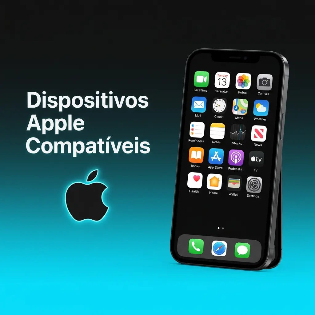 Dispositivos Apple compatíveis com app Cybet: iPhones e iPads com iOS 12 ou superior testados e aprovados